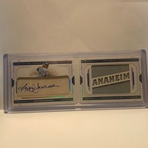 2020 National Treasures REGGIE JACKSON CUT AUTO Patch Booklet 04/10 (MISC6)